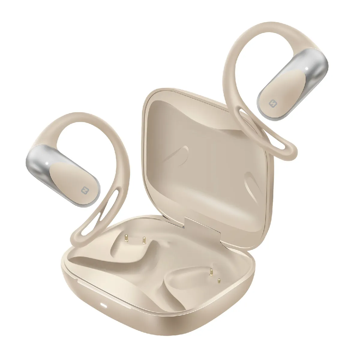 Swissten &eacute;couteurs sport Bluetooth - Beige