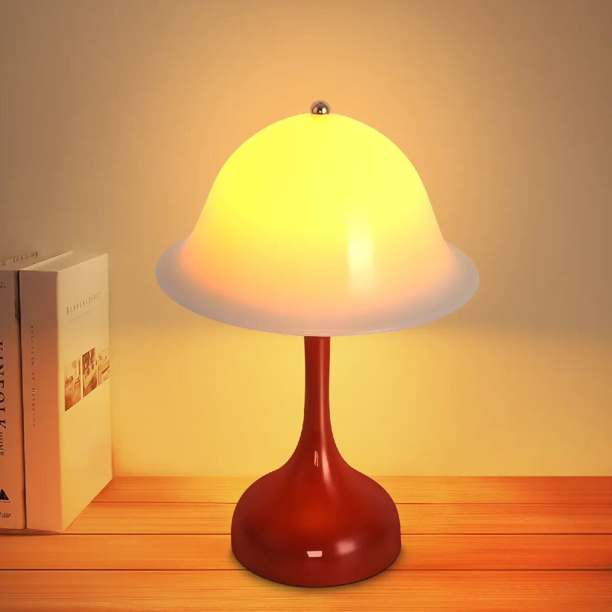Nettlife lampe de table LED - Rouge