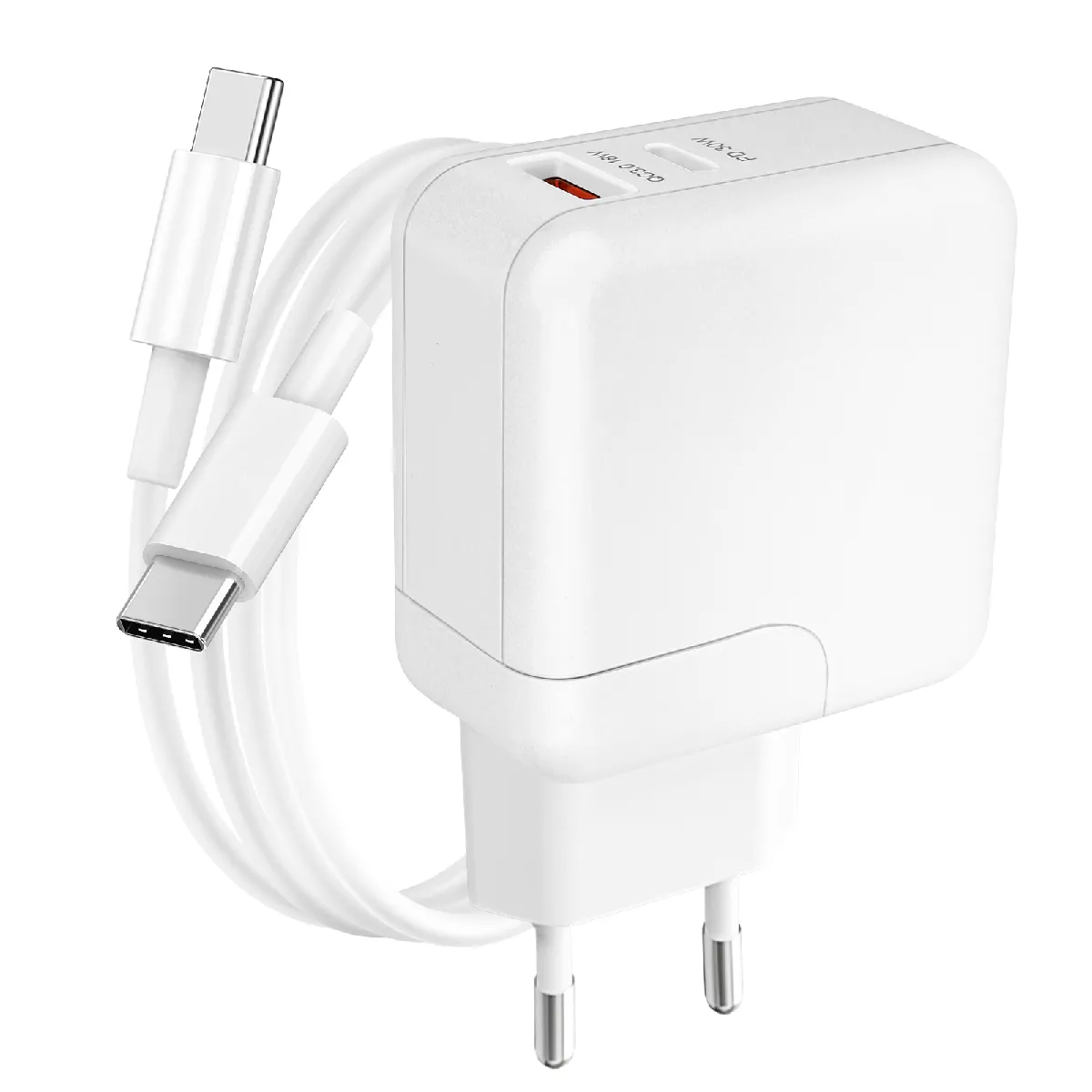 Linq - Chargeur Secteur - 18W Quick Charge - 30W USB-C Power Delivery - Blanc - Image 3