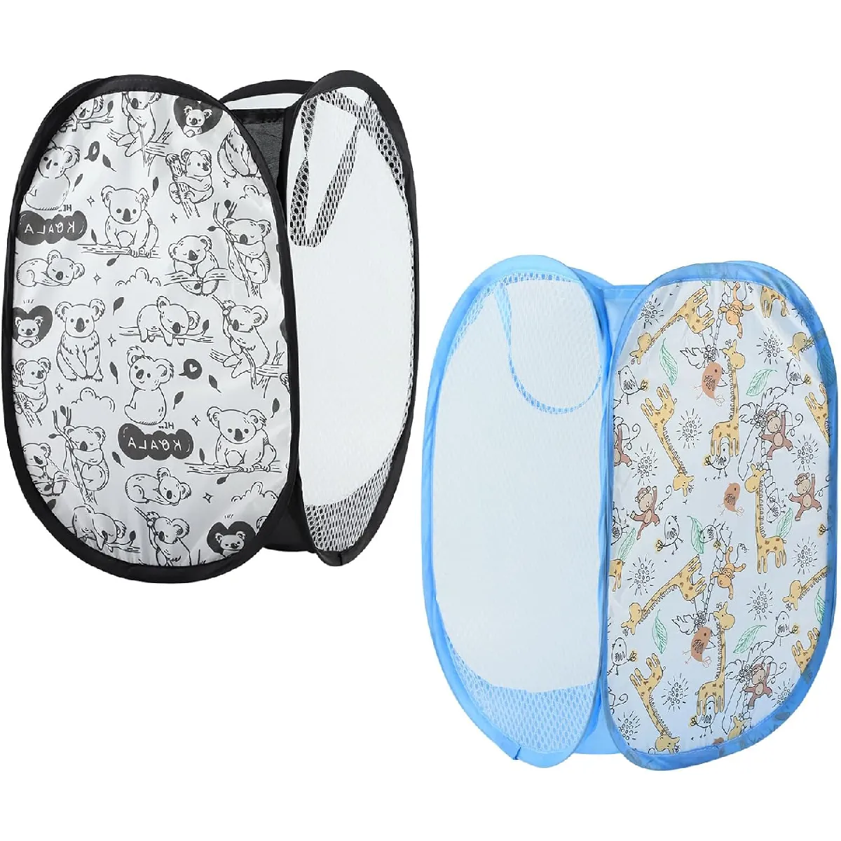 Vendos85 Noir Panier À Linge Pliable