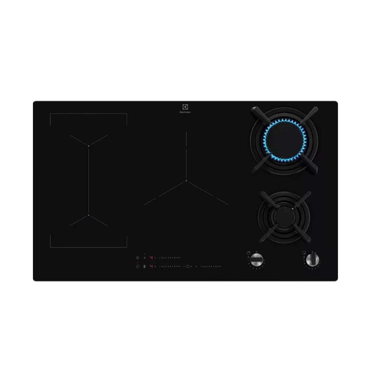 Electrolux Plaque de cuisson Mixte induction Série 800 Mixed 90 cm Kdi951723K - vue 5