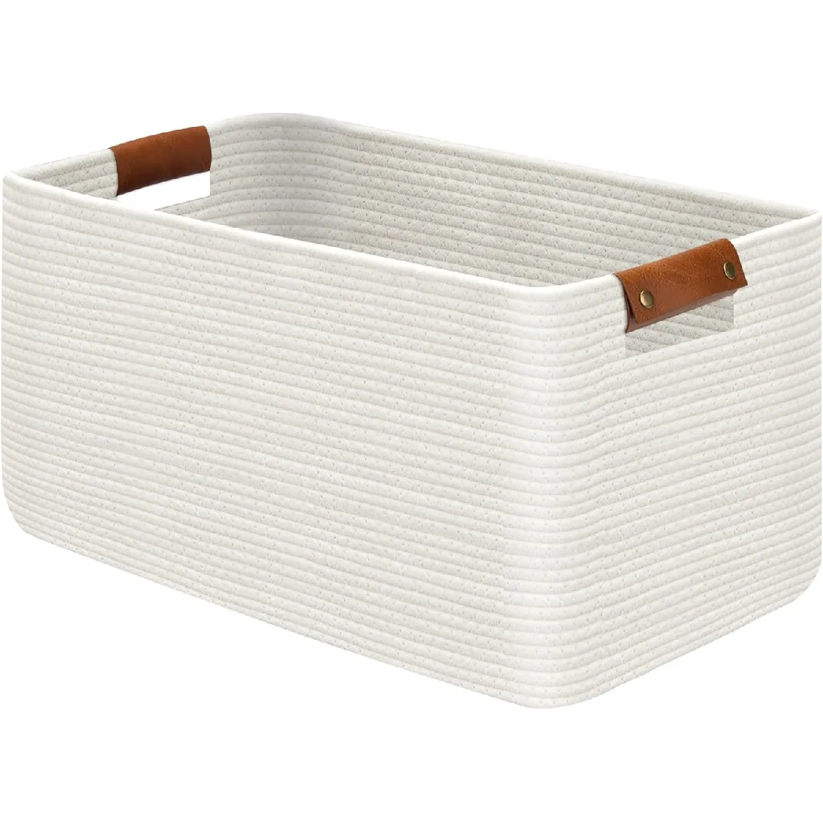 Vendos85 Blanc Panier À Linge Pliable