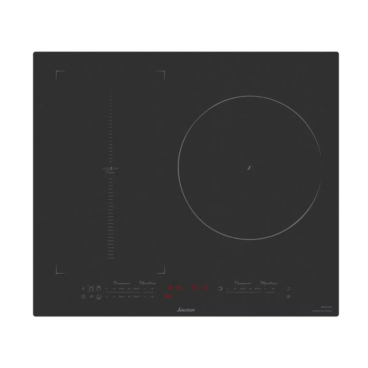 SAUTER Table de cuisson induction 60cm 3 feux 7400w - SPI5331M - 