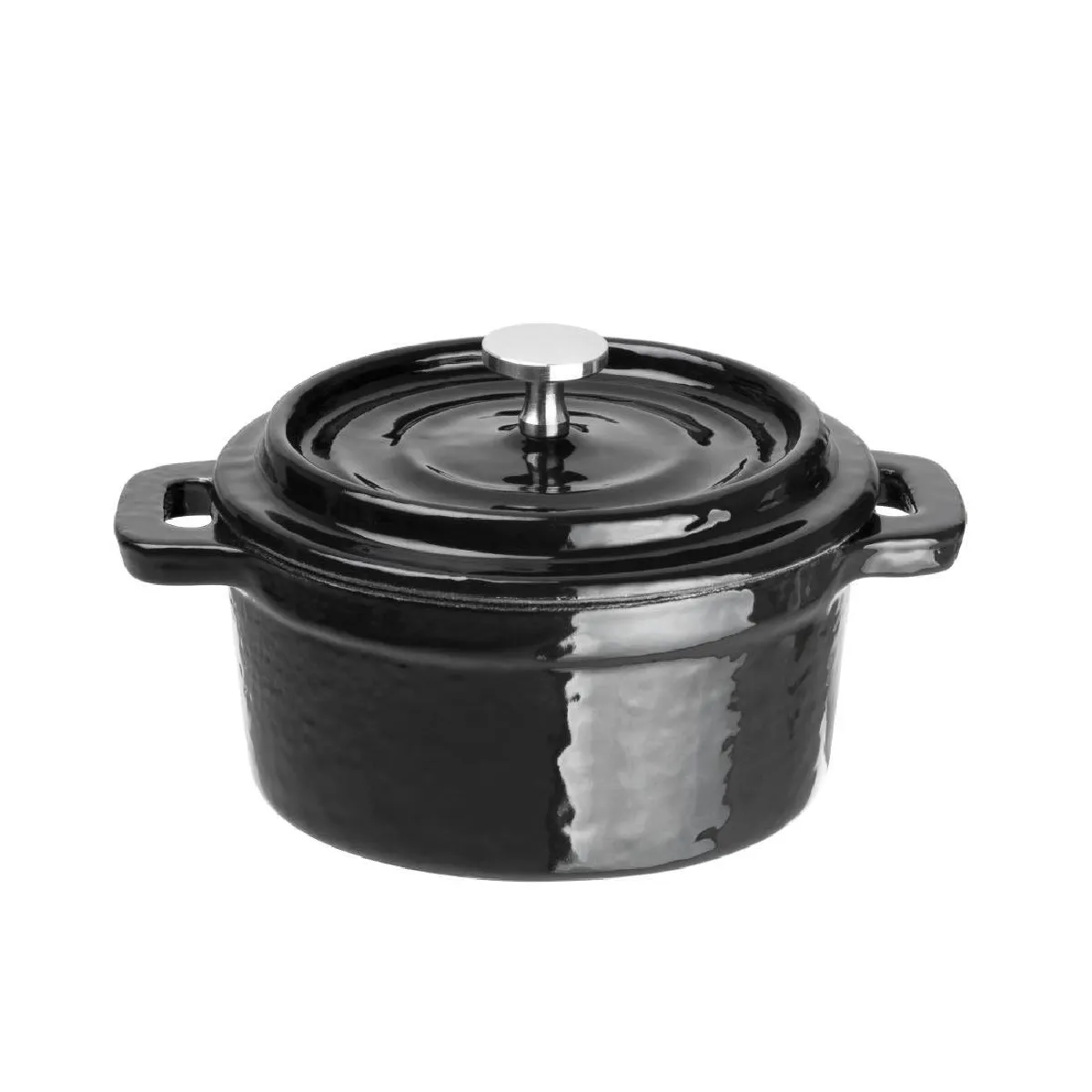Vogue Mini-Cocotte Ronde En Fonte 240 Ml