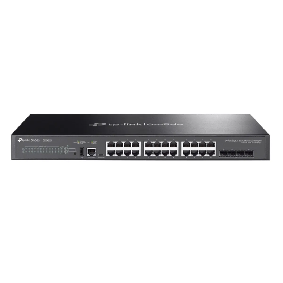 TP-Link Omada SG5428X commutateur réseau Géré L3 Gigabit Ethernet (10/100/1000) Noir