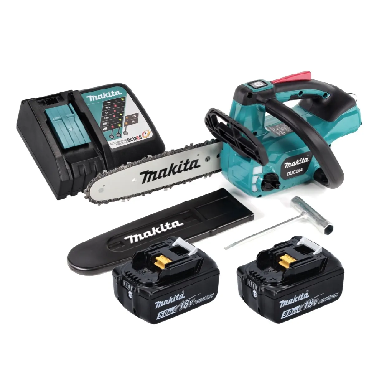 Makita DUC 254 RT1 18 V Brushless Tronçonneuse sans fil 25 cm + 1x Batterie 5 0 Ah + Chargeur - vue 2