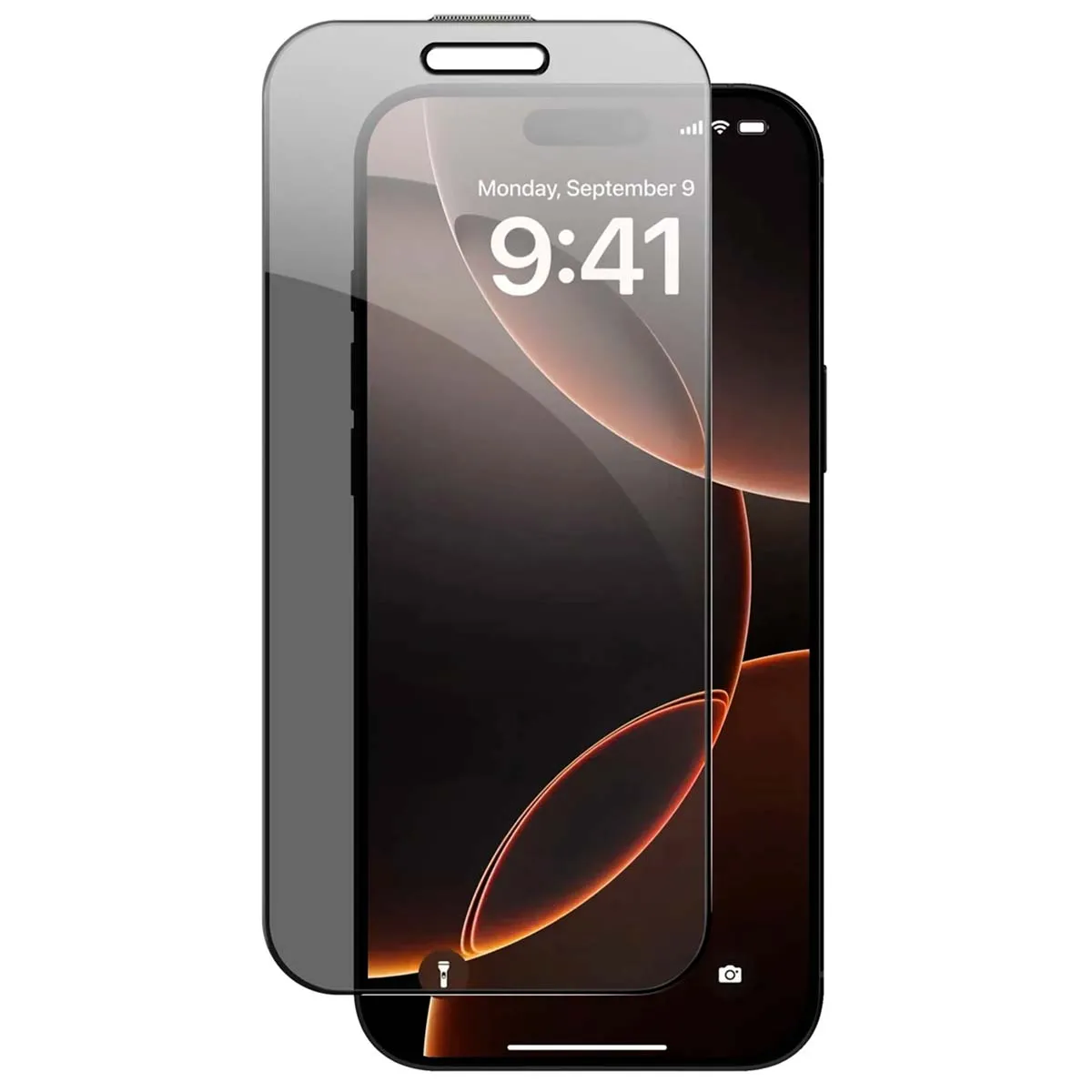 Crong Noir Verre Trempé Iphone 15 Pro Max Transparent