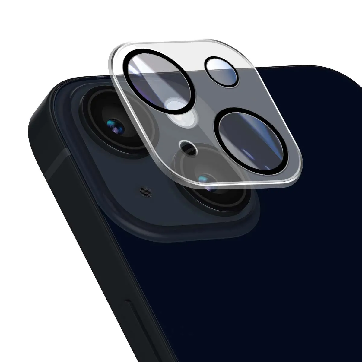Crong Protection D'objectif Caméra Pour Iphone 14 / 14 Plus Série Lens Shield Transparent
