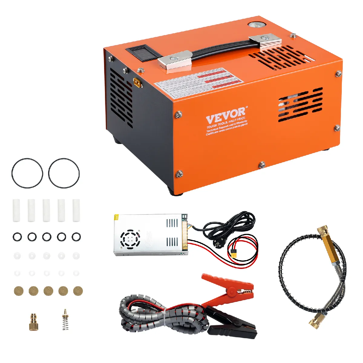 Compresseur PCP portable 30MPa convertisseur externe arrêt manuel