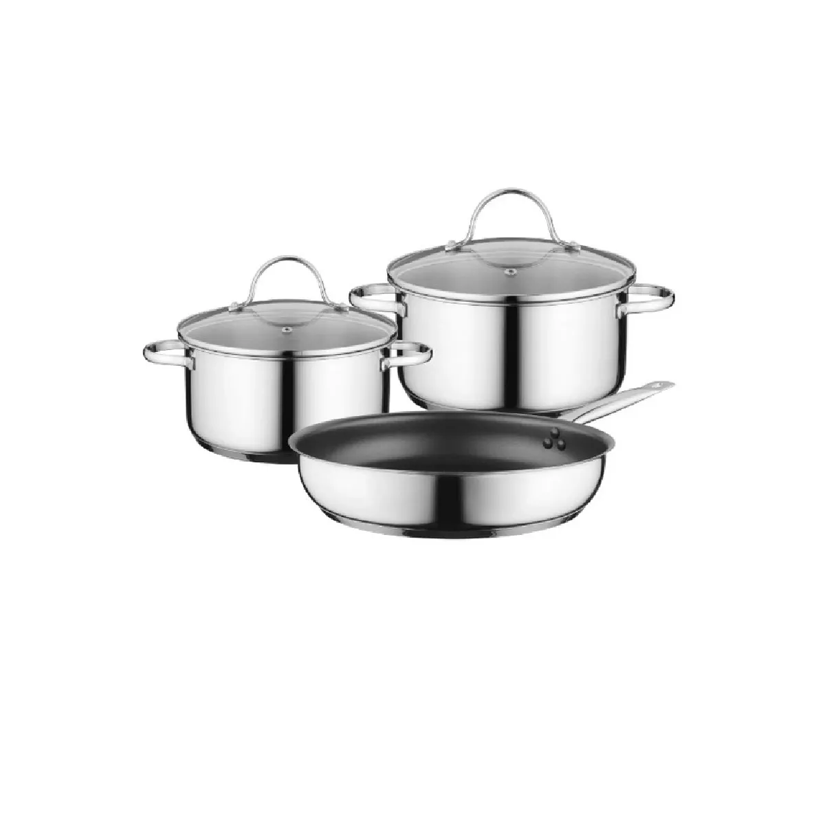 Batterie de cuisine 3 pièces inox hez9se030 BOSCH