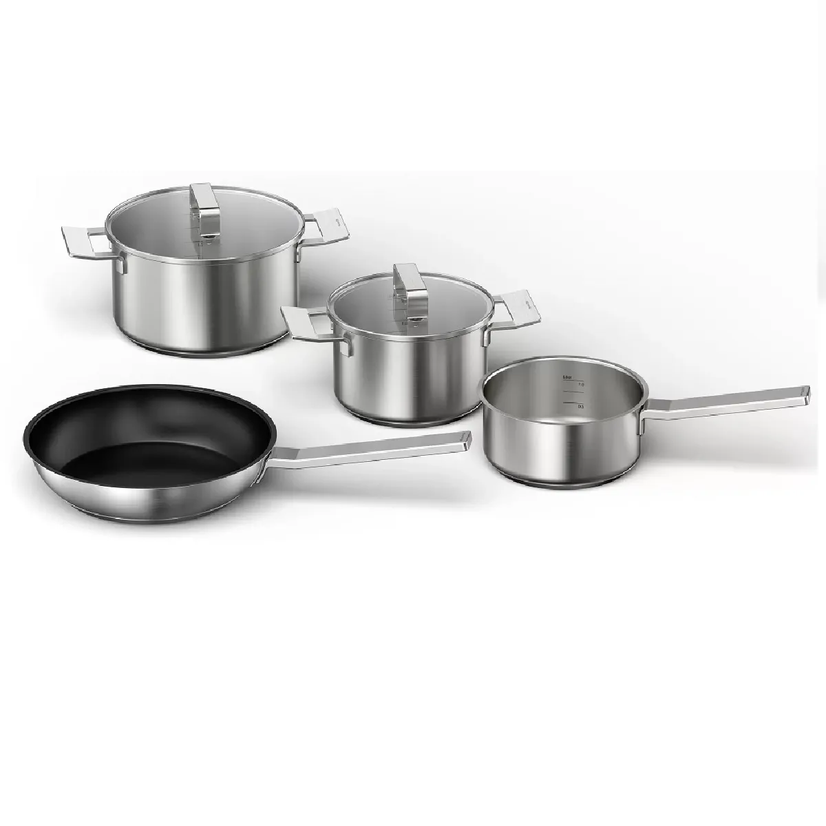 Batterie de cuisine 4 pièces acier inoxydable HZ9SE040 SIEMENS
