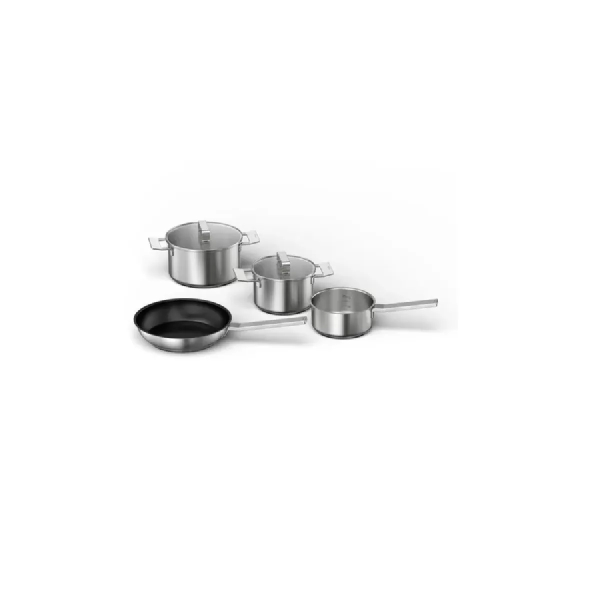 Batterie de cuisine 4 pieces acier inoxydable HEZ9SE040 BOSCH - vue 8