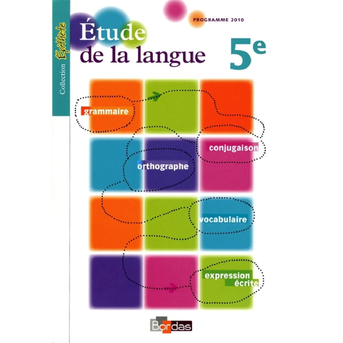 Etude de la langue, 5e : manuel de l'élève : programme 2010
