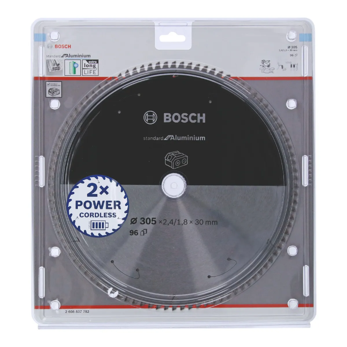 Bosch CSB for Aluminium sans fil 305 x 2 41 8 x 30 T96 2608837782