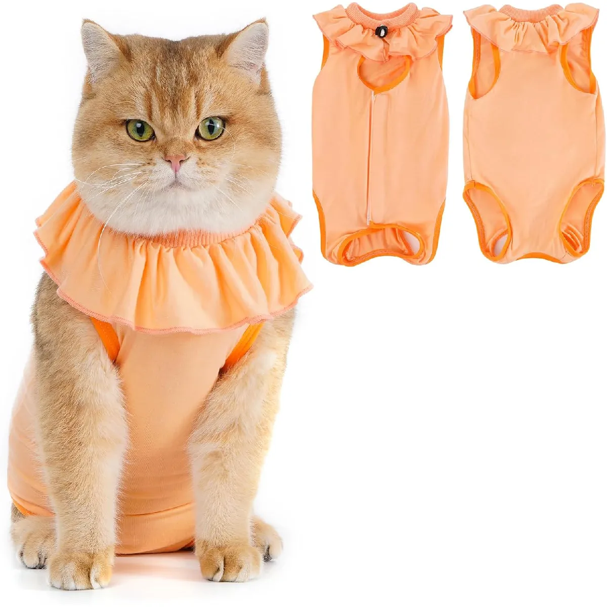 Comparer les prix de Combinaison de Récupération pour Chat Anti Léchage Orange S