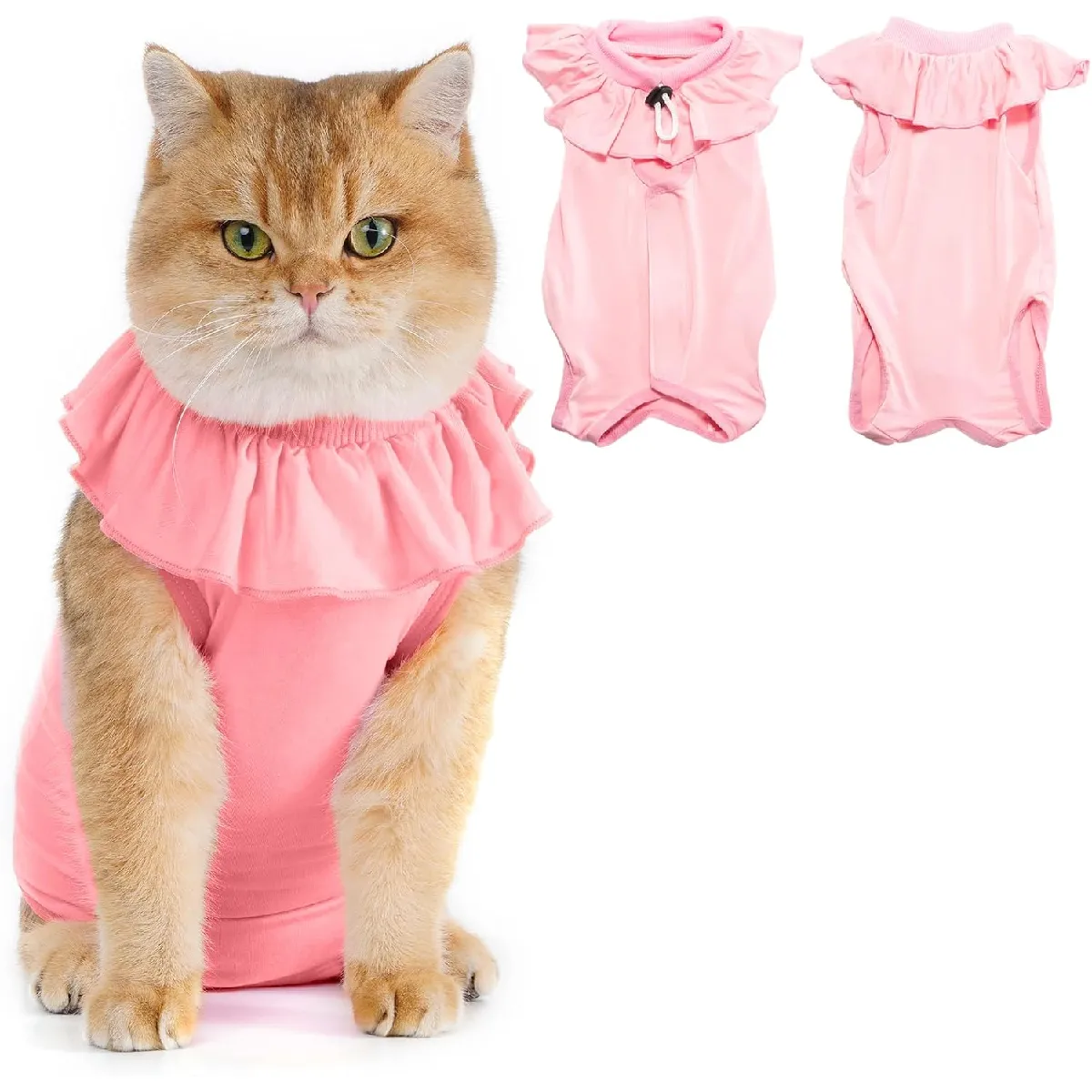 Meilleurs prix pour Combinaison de Récupération pour Chat Anti Léchage Rose M