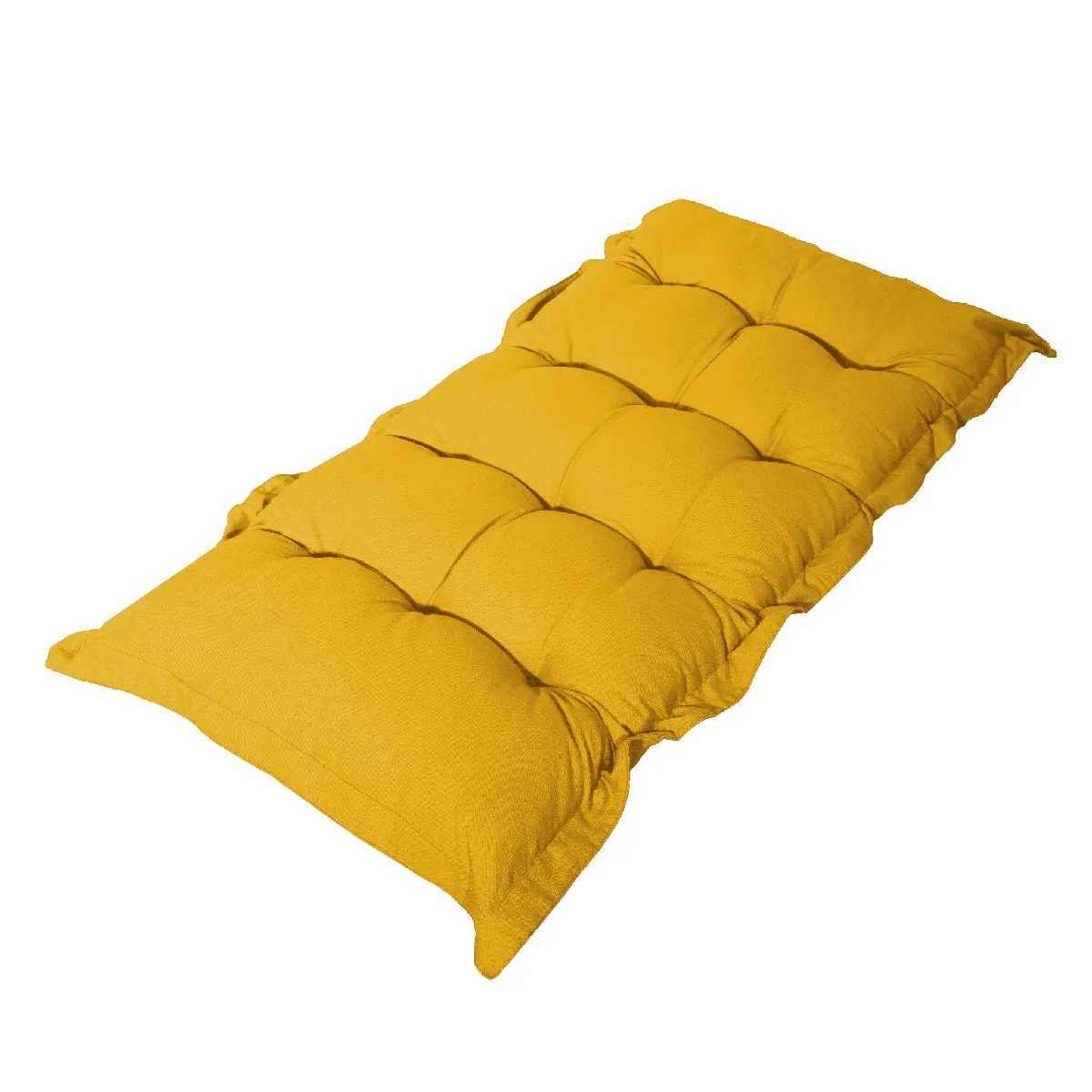 Déco Arts Jaune Matelas Futon 120X60cm En Polyester