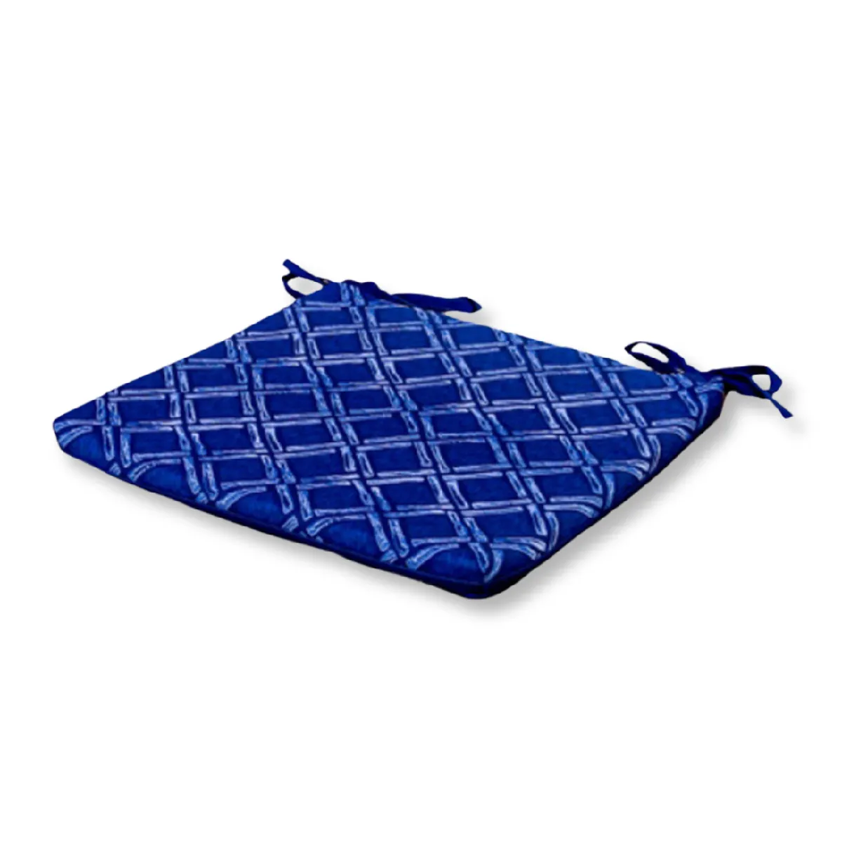 Déco arts Galettes de chaise nautiques - 35x35 cm - Bleu