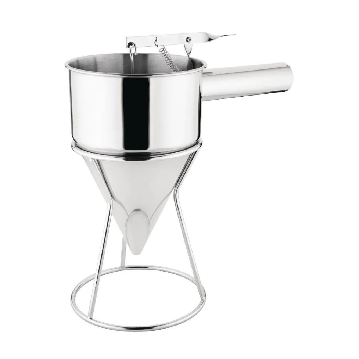 Vogue Entonnoir À Piston En Acier Inoxydable - 1.3 L