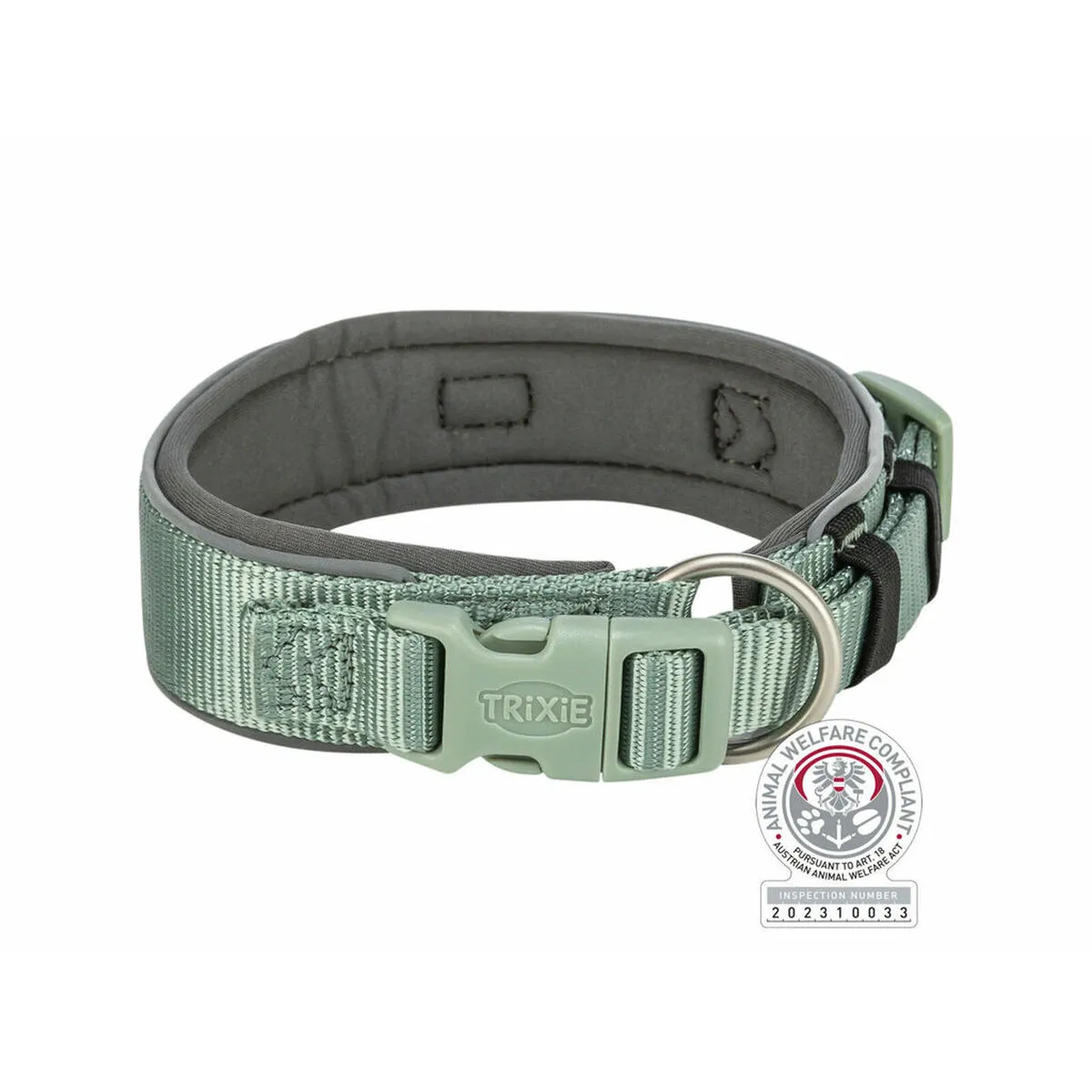 Comparer les prix de Collier pour Chien Trixie Premium Vert Graphite S/M 33-42 cm