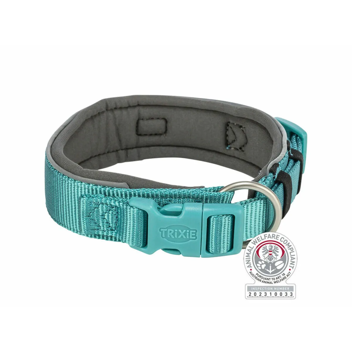 Meilleurs prix pour Collier pour Chien Trixie Premium Graphite Bleu clair S/M 33-42 cm