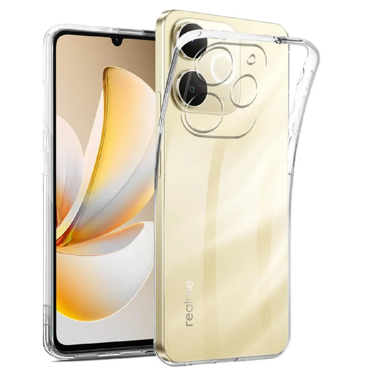 Htdmobiles Coque En Tpu Et Silicone Realme Note 70T - Transparent
