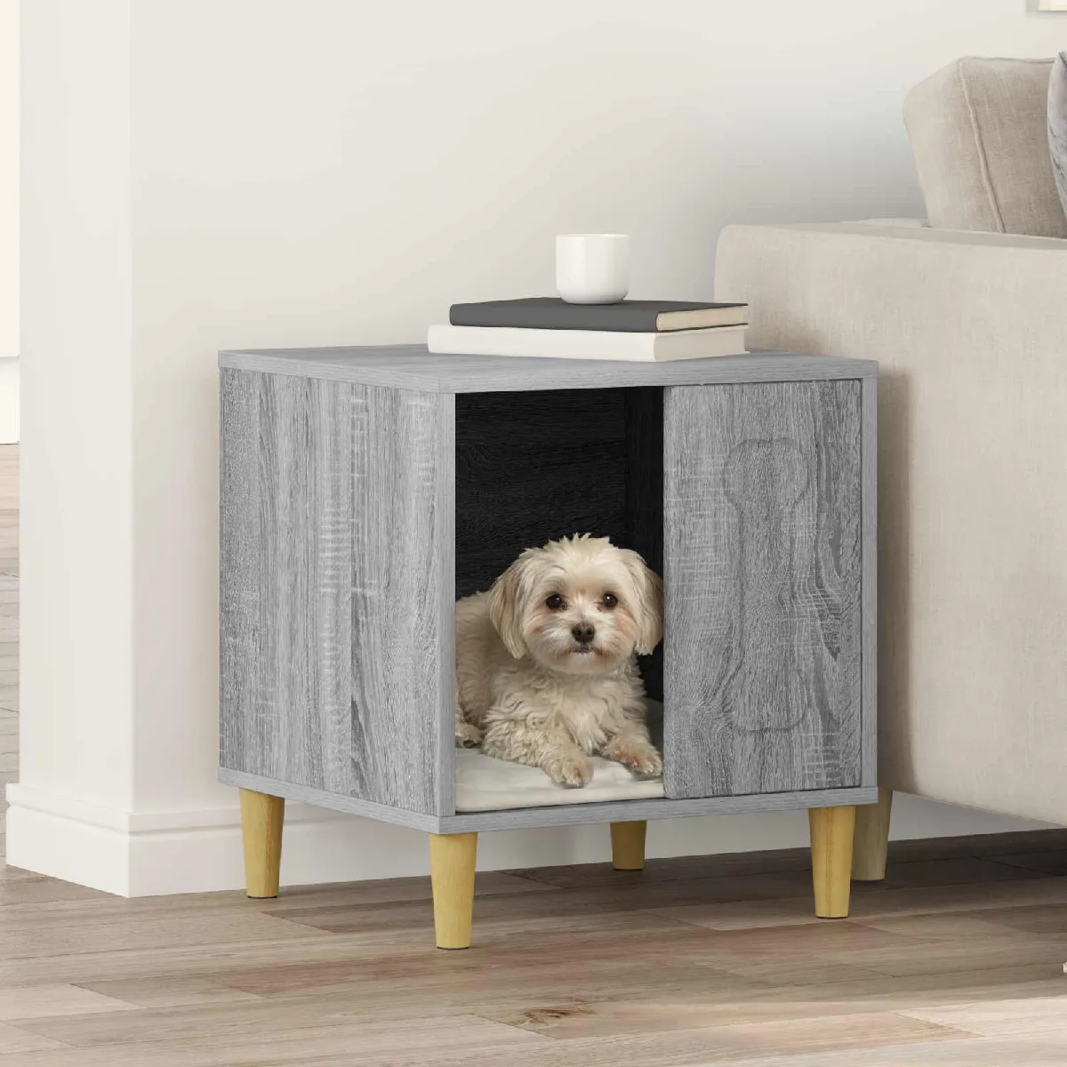 vidaXL Maison pour Chiens Sonoma 44 x 42 x 49 cm