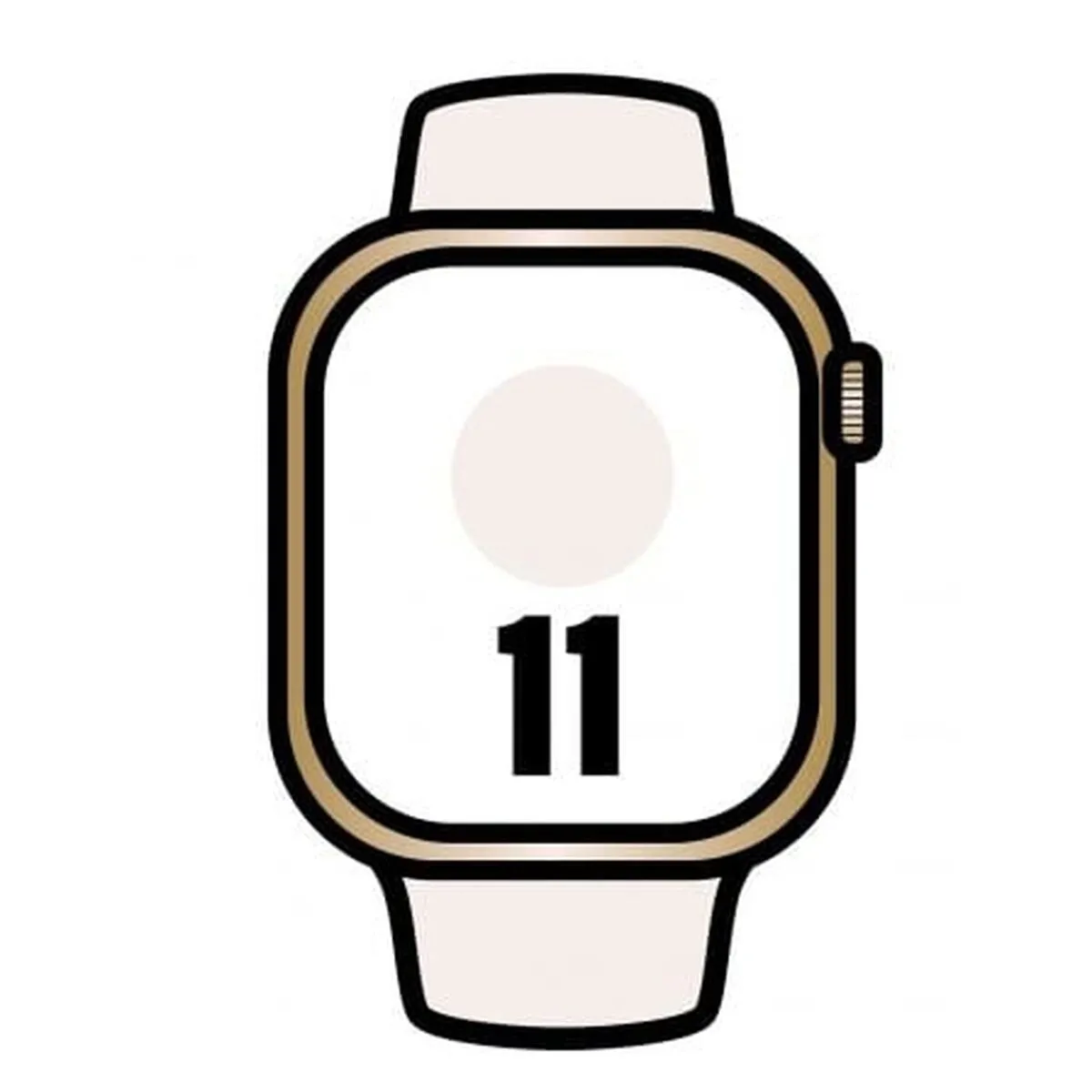 Montre intelligente Apple MF8W4QL/A Rose Titane