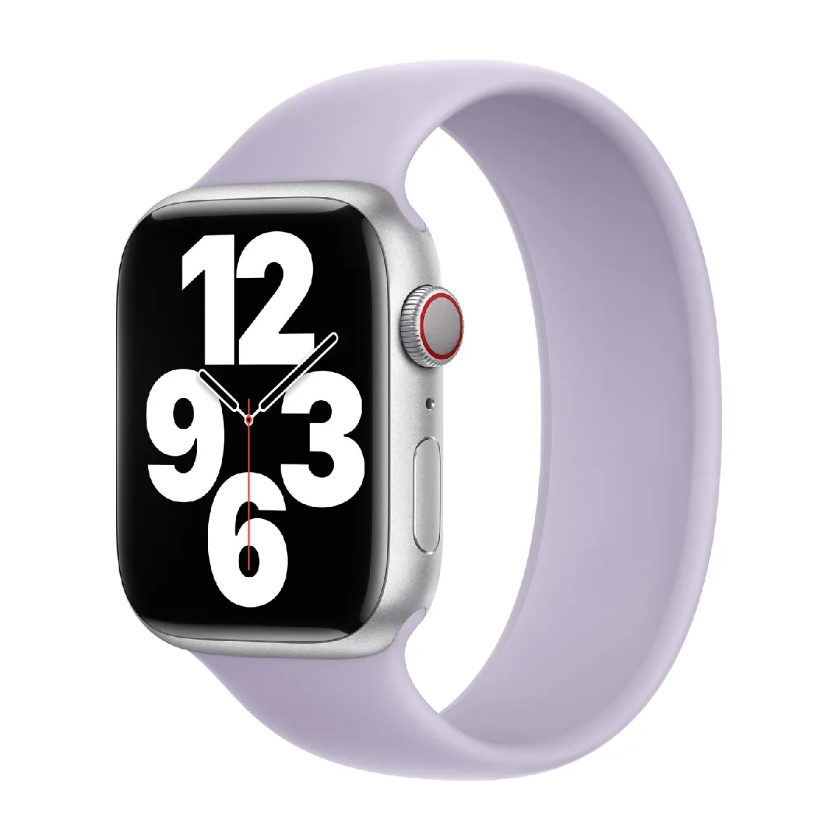 Bracelet Boucle unique en Silicone pour Apple Watch Series 1 9 / SE 384041 mm Series 10 / 11 42 mm Taille 3 Fog