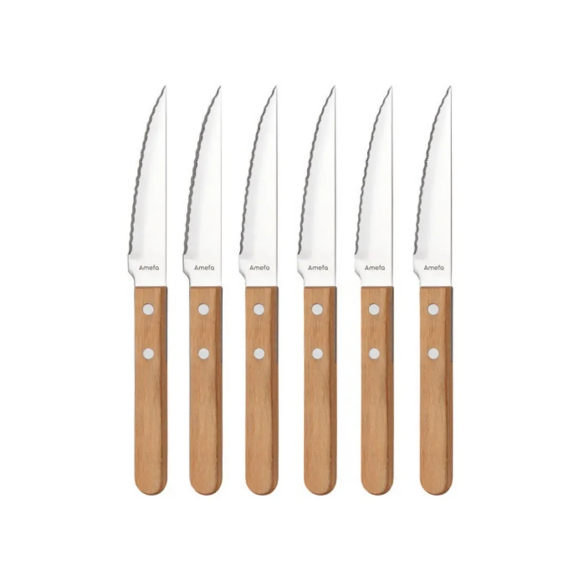 Coffret de 6 couteaux à steak - 7000WNMB02RB6 - AMEFA