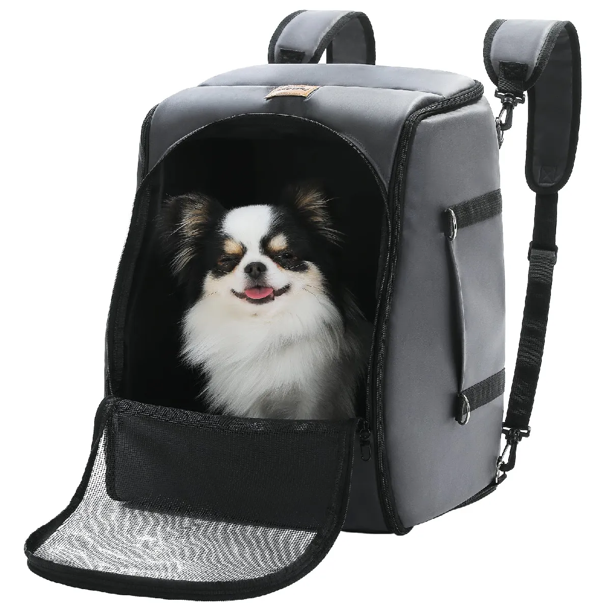 Comparer les prix de Sac à Dos pour Animaux Compact 43 × 35 × 20 cm Noir