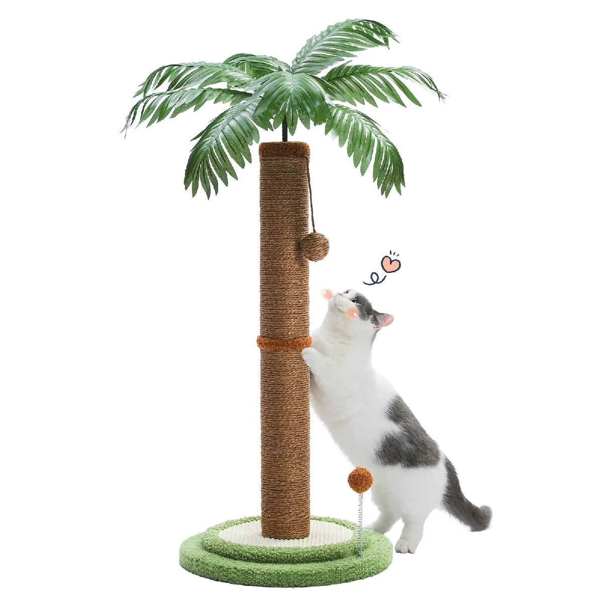 Comparer les prix de Griffoir pour Chat en Forme de Cocotier 85 cm