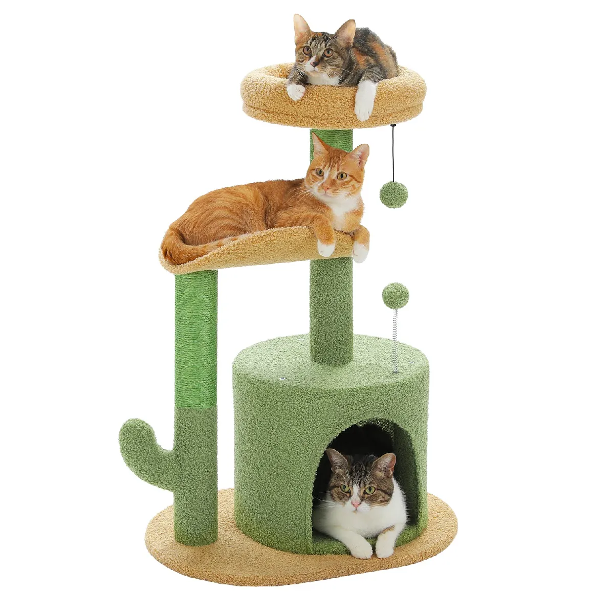 Meilleurs prix pour Petit Arbre à Chat Cactus Moderne 84 cm Vert
