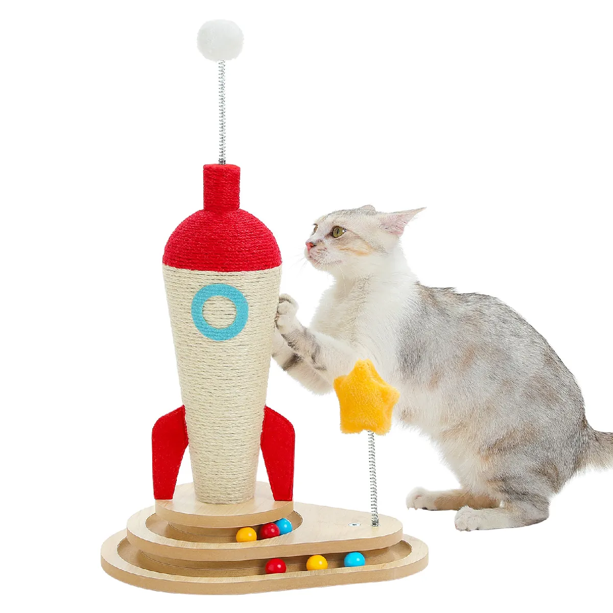 Comparer les prix de Griffoir pour Chat Fusée 3-en-1, 63 cm