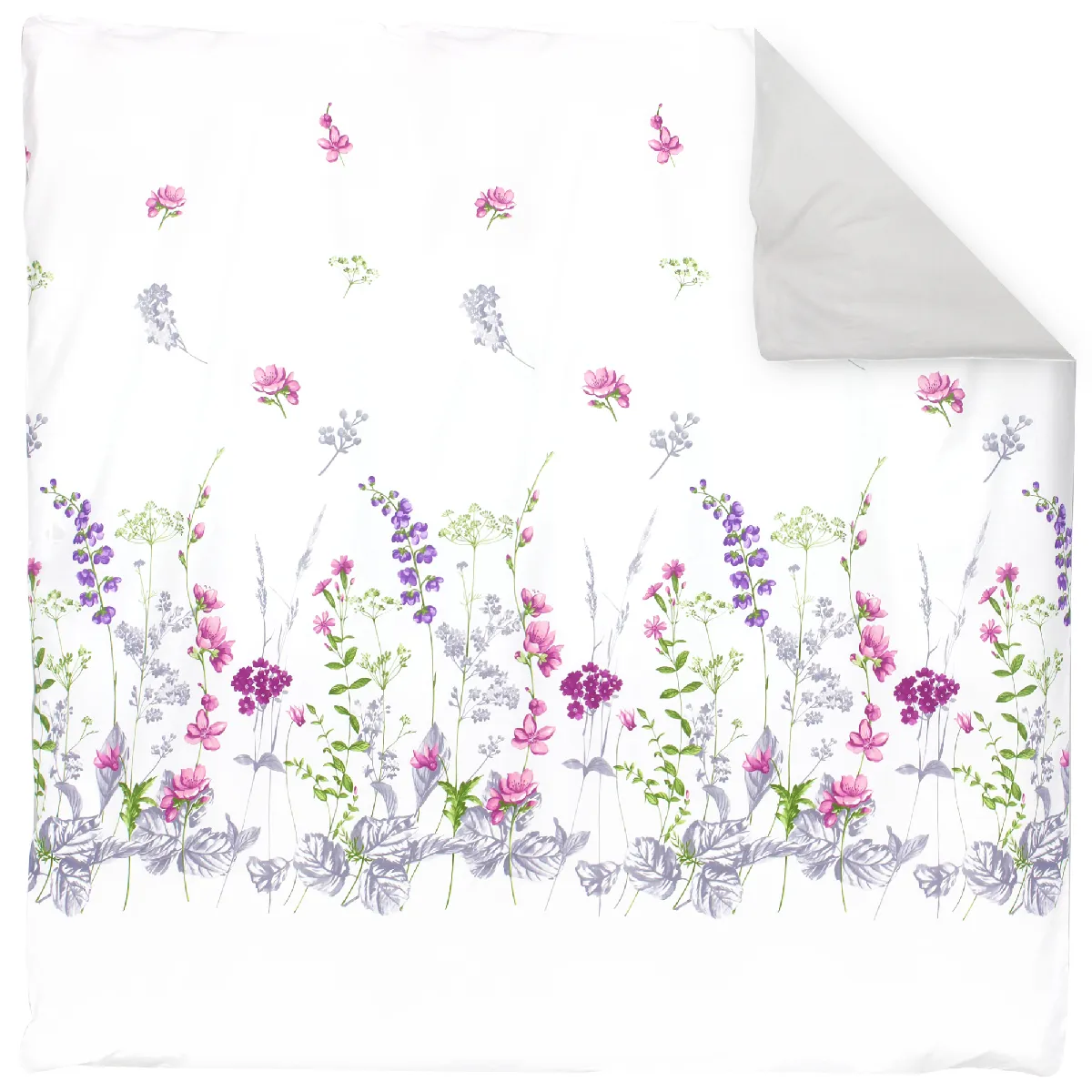 Linnea Housse de Couette 300x240 cm 100% Coton Pretty Blanc