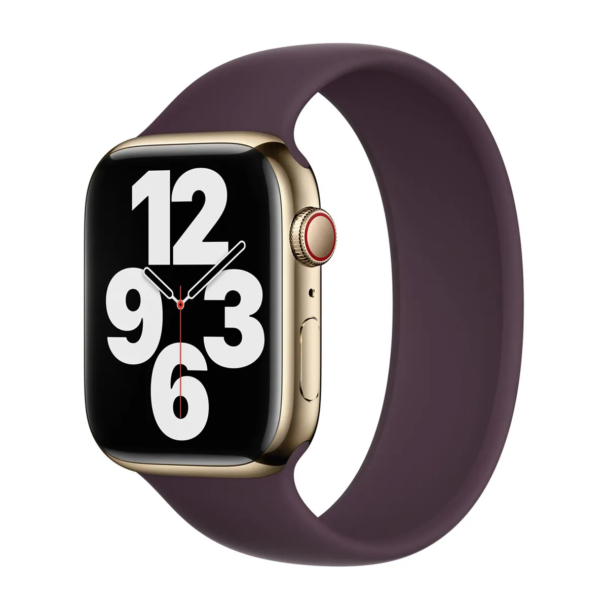 Bracelet Boucle unique en Silicone pour Apple Watch | 38404142 mm Taille 2 Cherry Neuf - vue 4