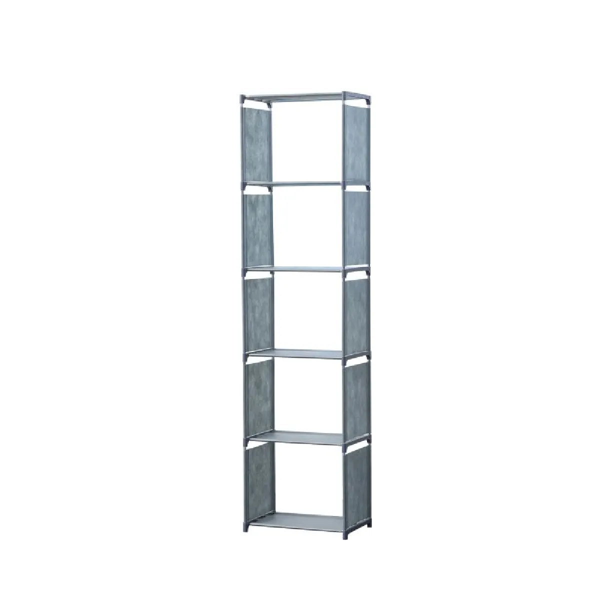 Herzberg - Etagère de rangement - 5 niveaux - Gris - Image 2