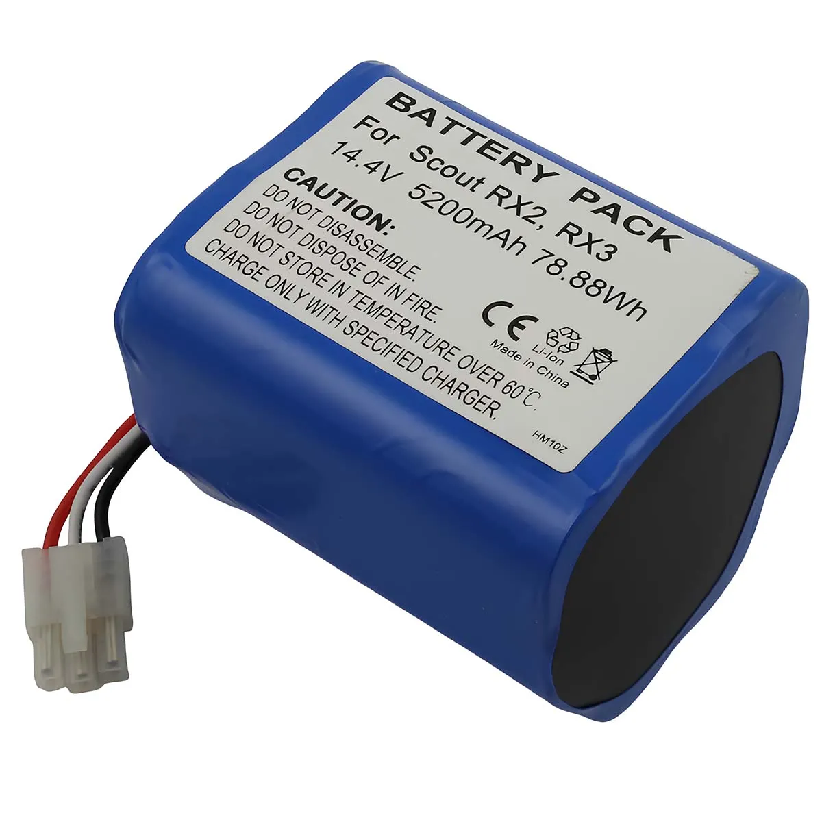 AVIZAR Batterie pour Aspirateur Robot Miele Scout RX2 / RX3 Li-ion 14.4V 5200mAh Bleu