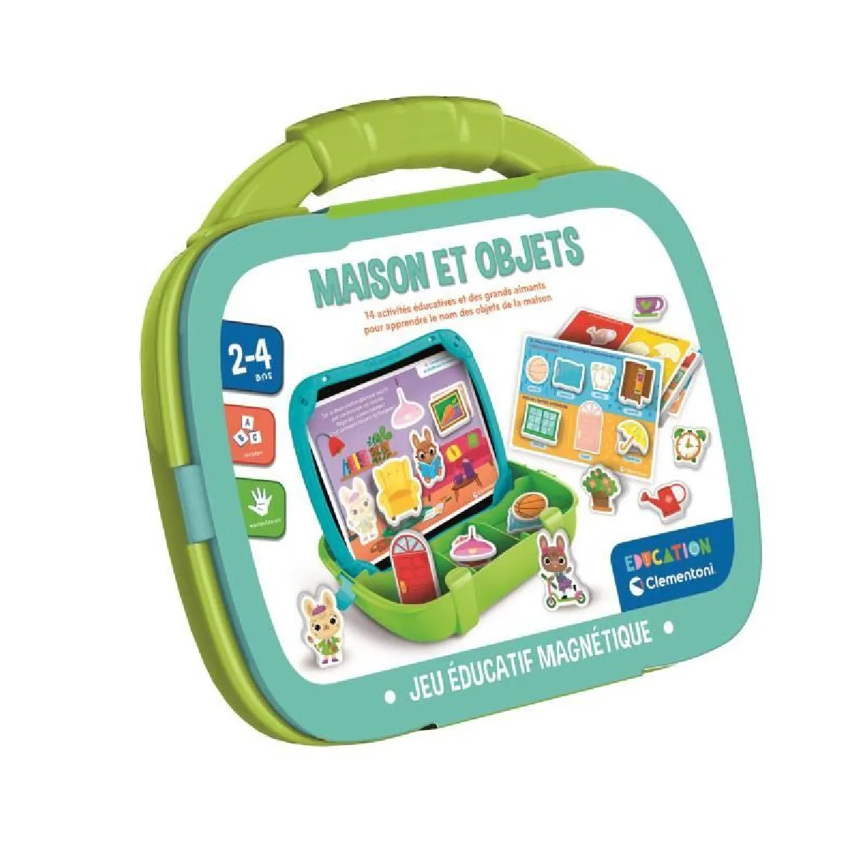 Clementoni Mallette magnétique La Vie à la Maison Jeux Éducatif pour Enfant Apprendre en 'amusant - vue 3