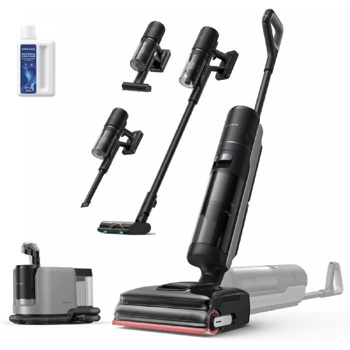 Dreame Noir H15 Mix Aspirateur Balai Laveur