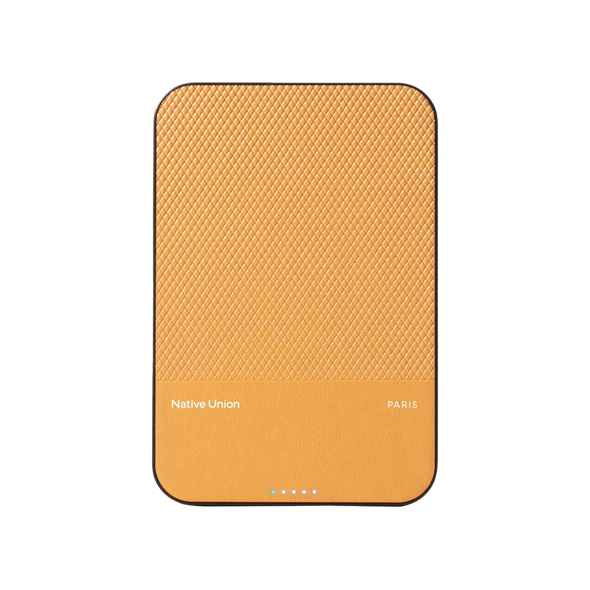 Native Union Batterie Externe Magnétique 5000mAh Qi 15W USB-C 20W Modèle ReClassic Jaune