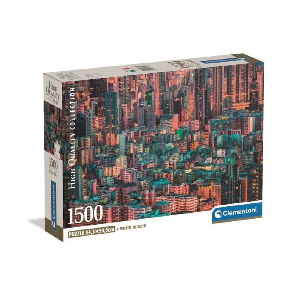 CLEMENTONI - Compact 1500 pieces - Hong-Kong, The Hive