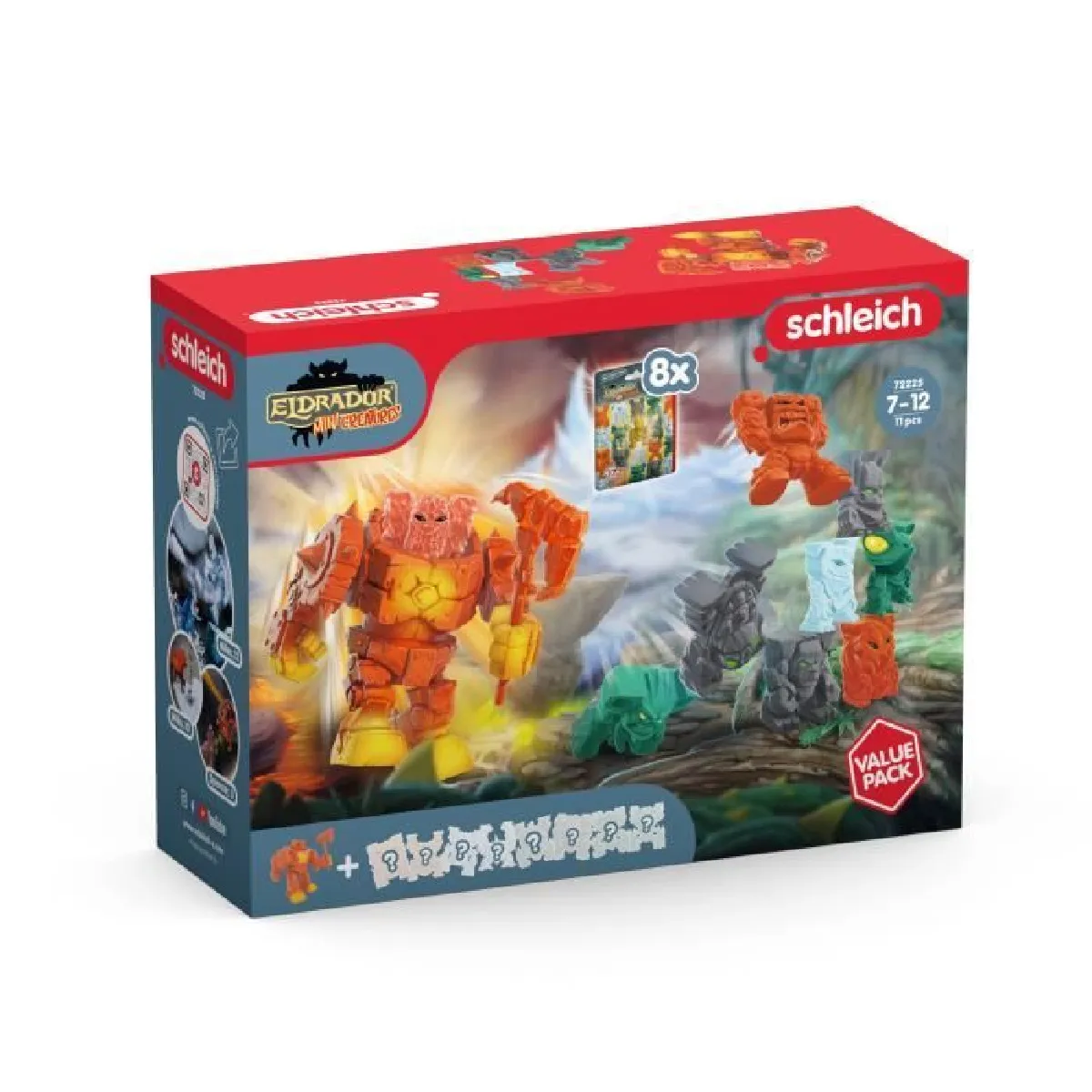 Schleich Orange Figurine Lava Robot Value Pack, 72225 Gamme Eldrador Creatures - Neuf - Image 3