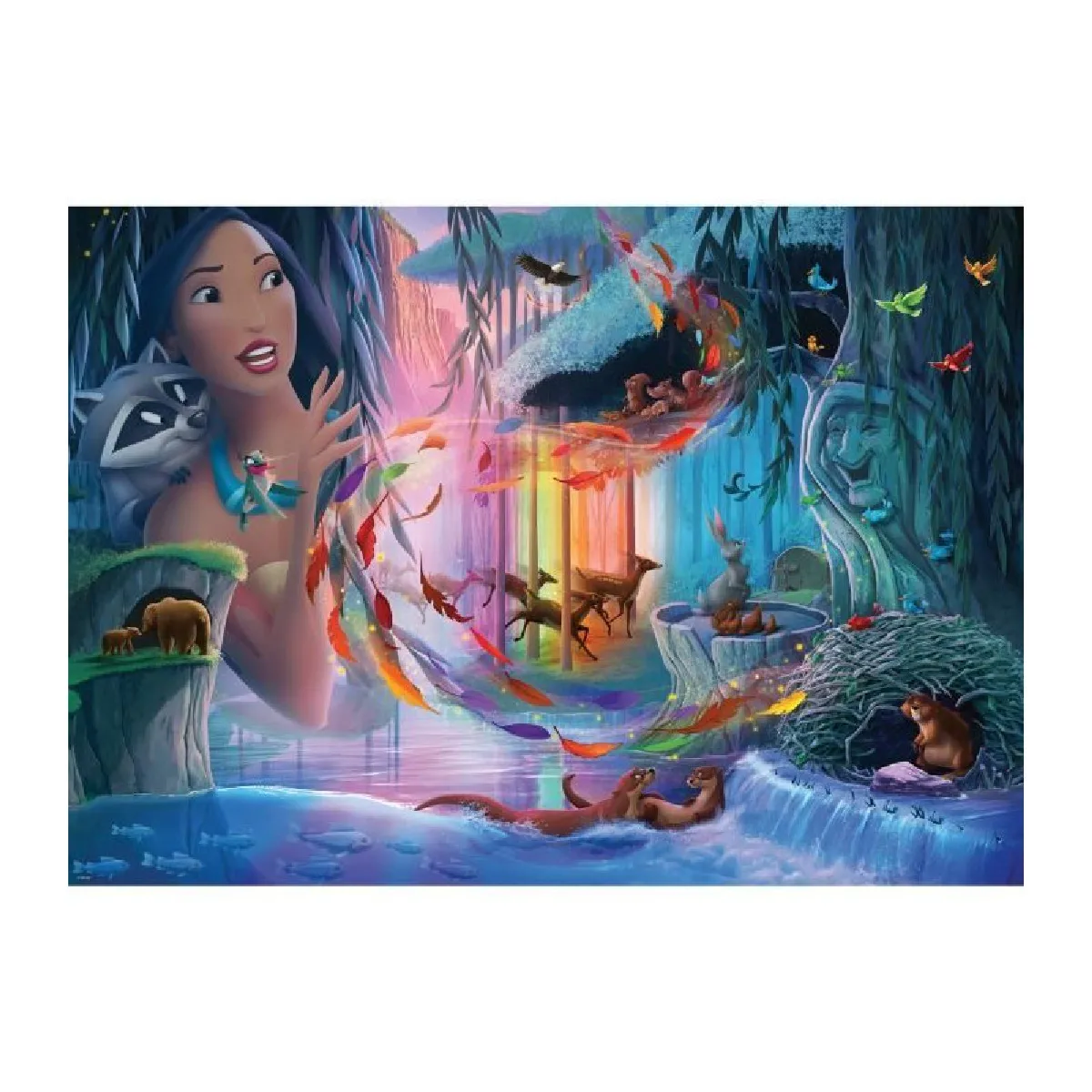 Puzzle 1000 pièces : Pocahontas Ravensburger France - vue 7