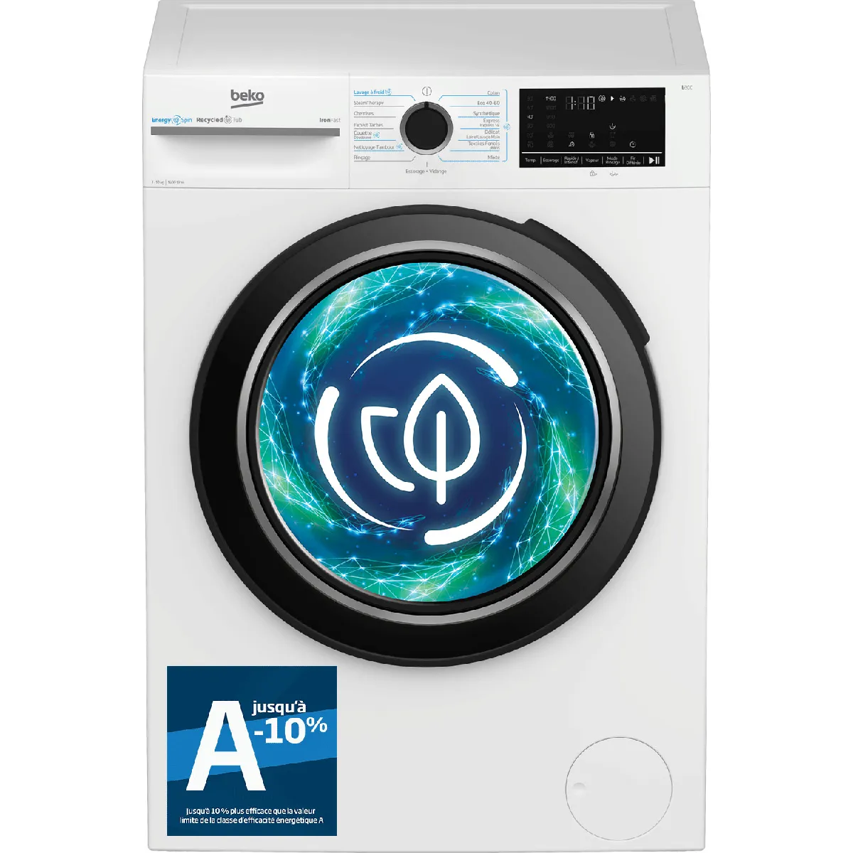 Lave-Linge Hublot BEKO BM3WFT410451C Energy Spin – Capacité 10kg, Essorage 1400 trs/min, Classe A - vue 5