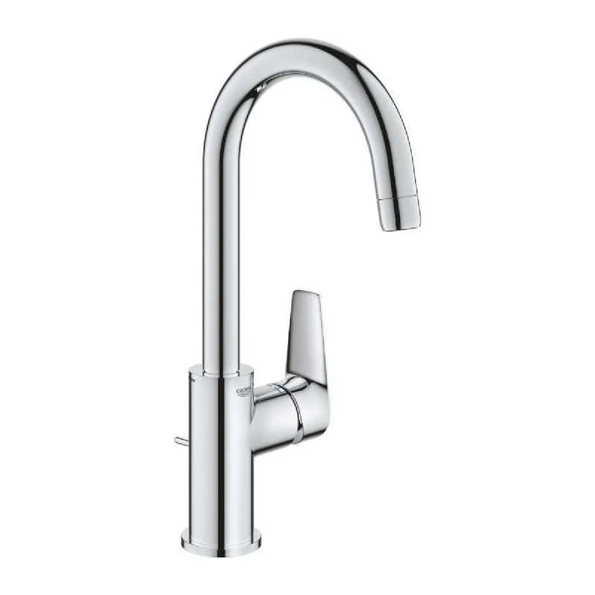 Non Communiqué Chromé Robinet Lavabo Avec Tirette Et Vidage Grohe Start Edge - Image 3