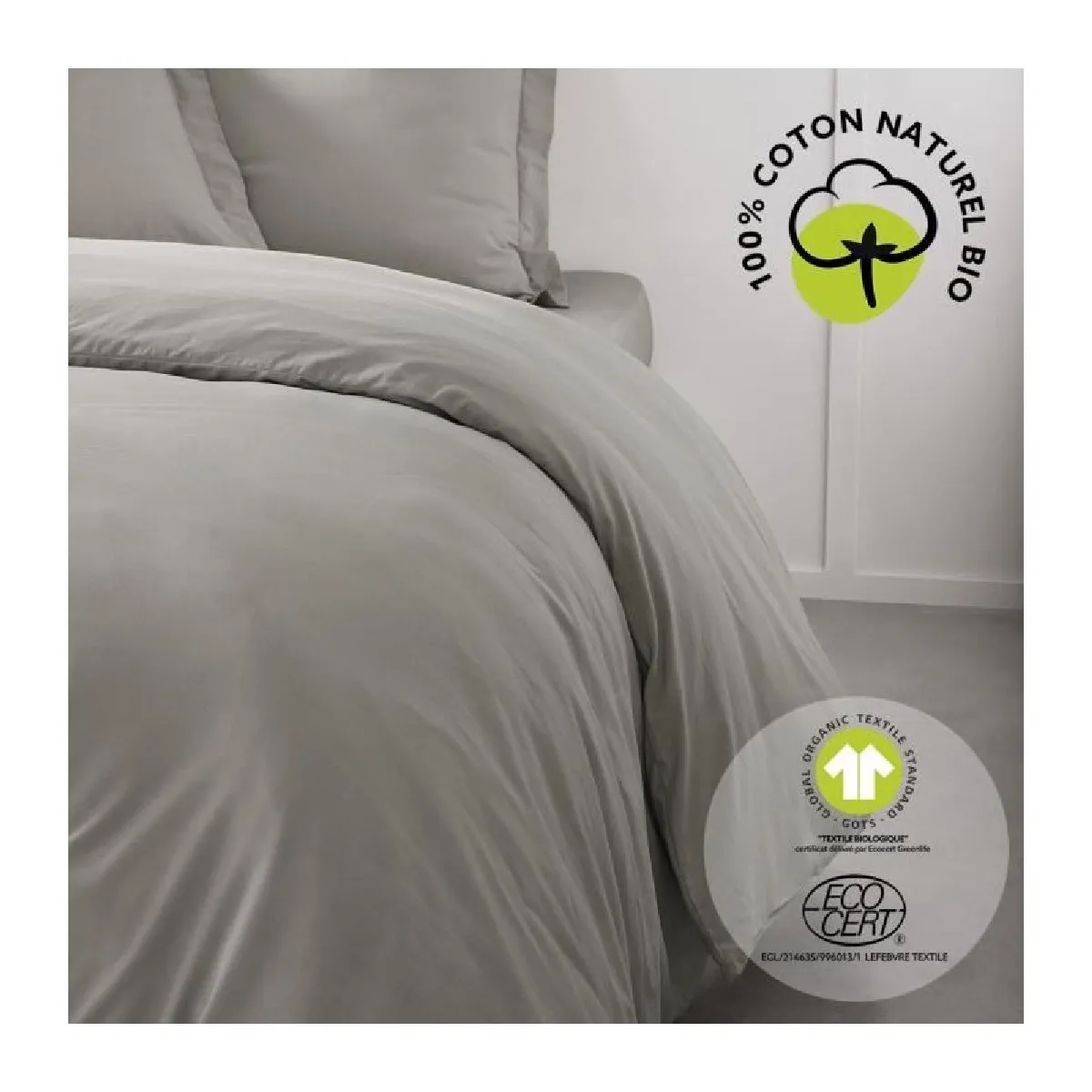 TODAY  parure de lit coton bio Organic Dune - 220 x 240 cm