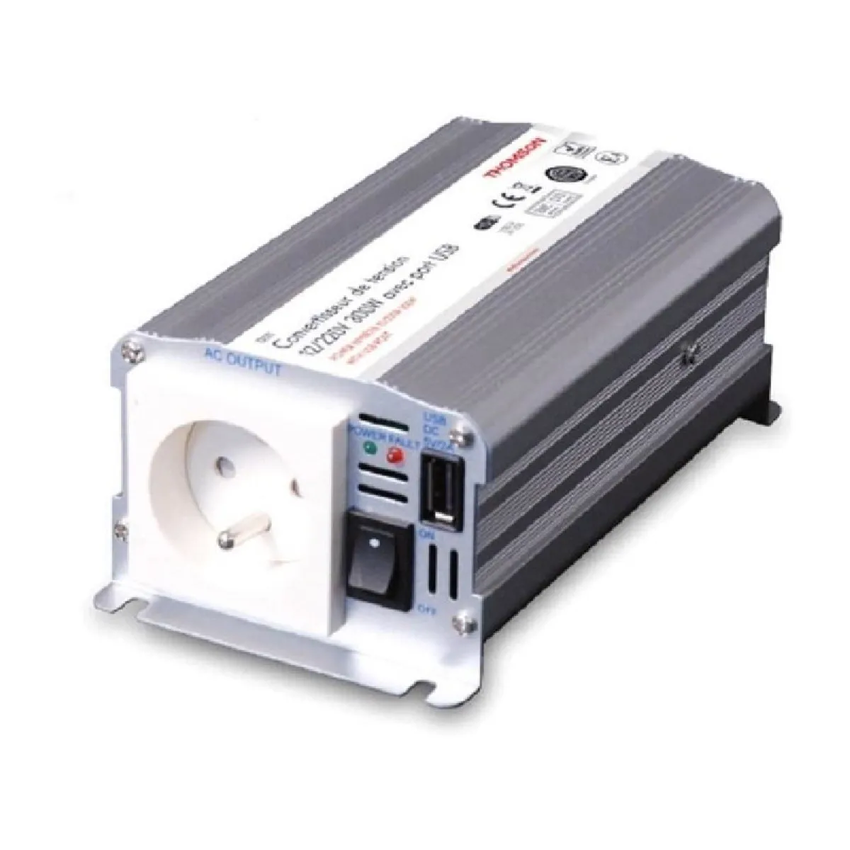 Convertisseur de tension THOMSON 12220 V Avec prise USB