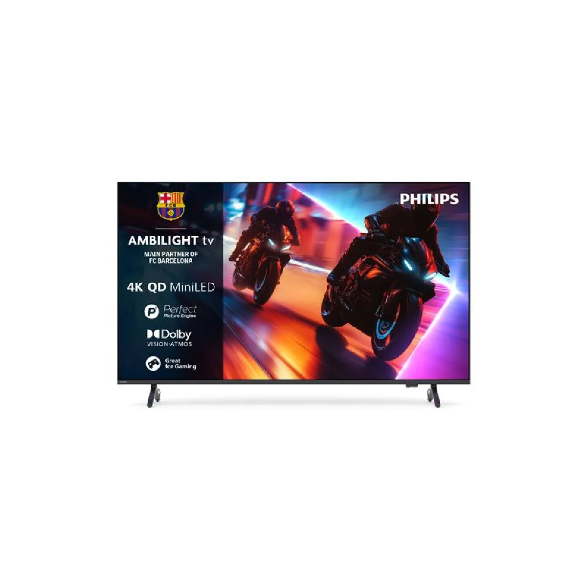 85MLED910 215cm 4K UHD QLED Ambilight VRR 144Hz Smart OS Titan 2025 - vue 6