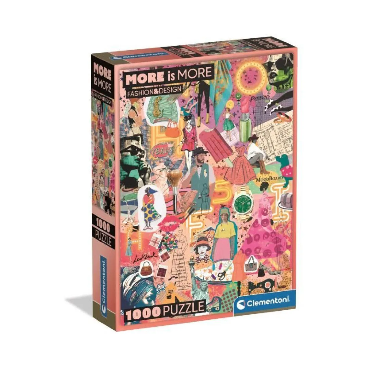 Puzzle Compact 1000 pièces : Mode & Design Clementoni Puzzles - vue 6